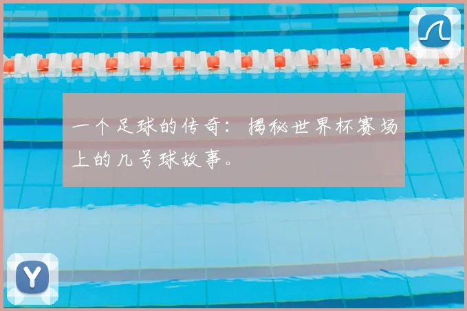 一个足球的传奇：揭秘世界杯赛场上的几号球故事。