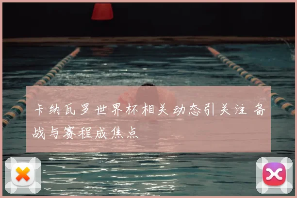 卡纳瓦罗世界杯相关动态引关注 备战与赛程成焦点