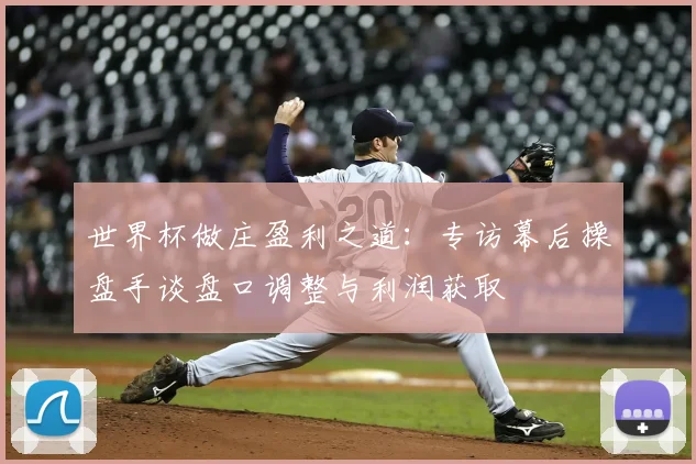 世界杯做庄盈利之道：专访幕后操盘手谈盘口调整与利润获取